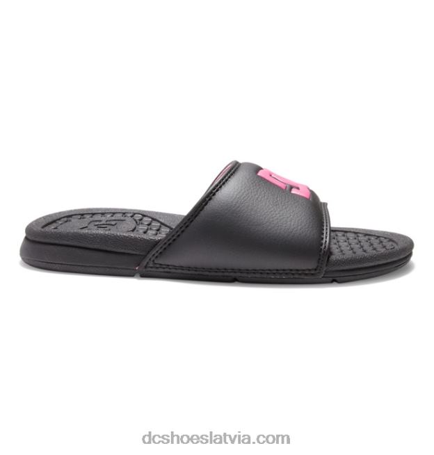 N008N501 sieviešu bolsa sandales melns/rozā DC Shoes
