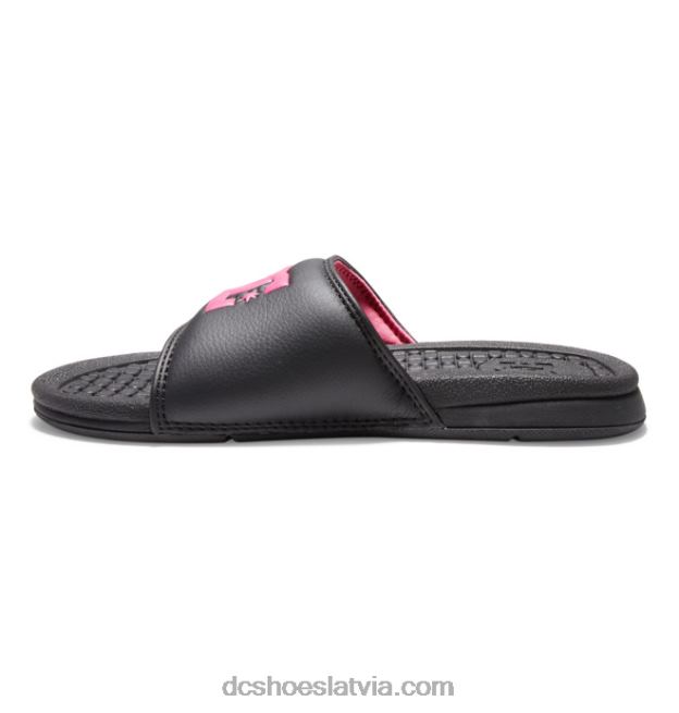 N008N501 sieviešu bolsa sandales melns/rozā DC Shoes