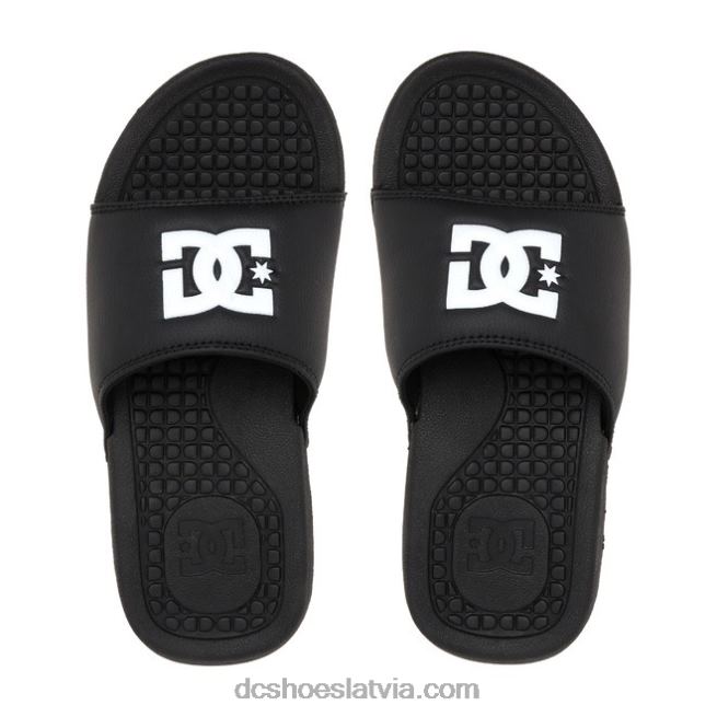 N008N502 sieviešu bolsa sandales melns balts DC Shoes