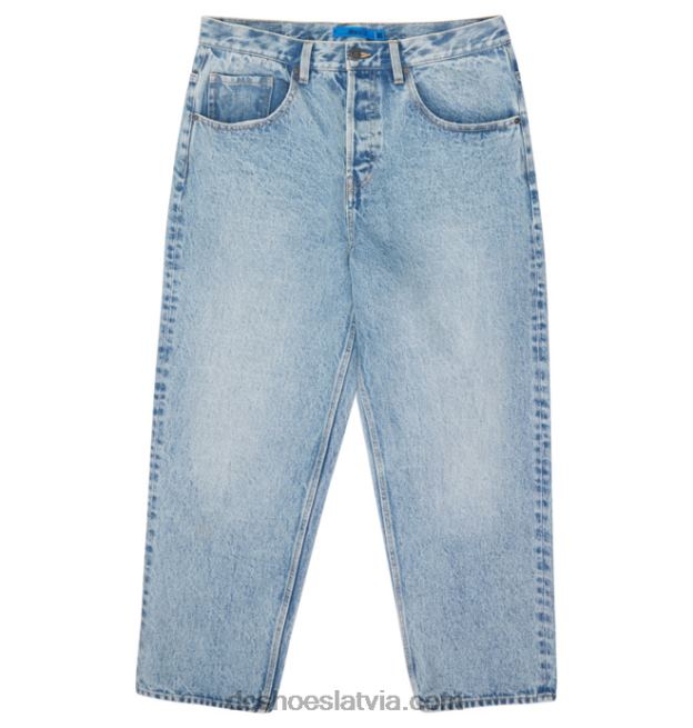 N008N55 vīriešu strādnieks indigo vintage wash baggy fit džinsi indigo vintage mazgāšana DC Shoes
