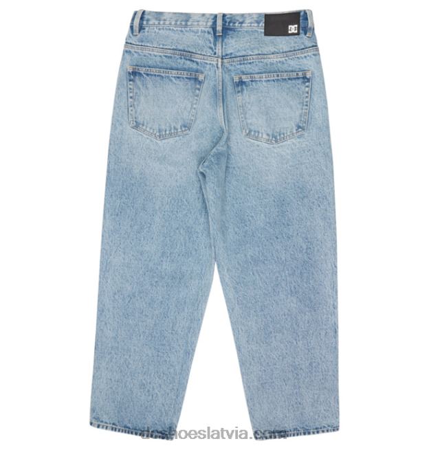 N008N55 vīriešu strādnieks indigo vintage wash baggy fit džinsi indigo vintage mazgāšana DC Shoes