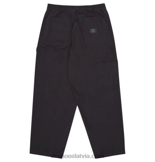 N008N91 vīriešu mehāniķa 3 galdnieka bikses pirātu melns DC Shoes