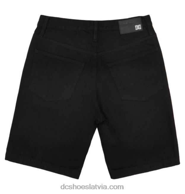 N008N126 vīriešu strādnieku džinsa šorti melna mazgāšana DC Shoes