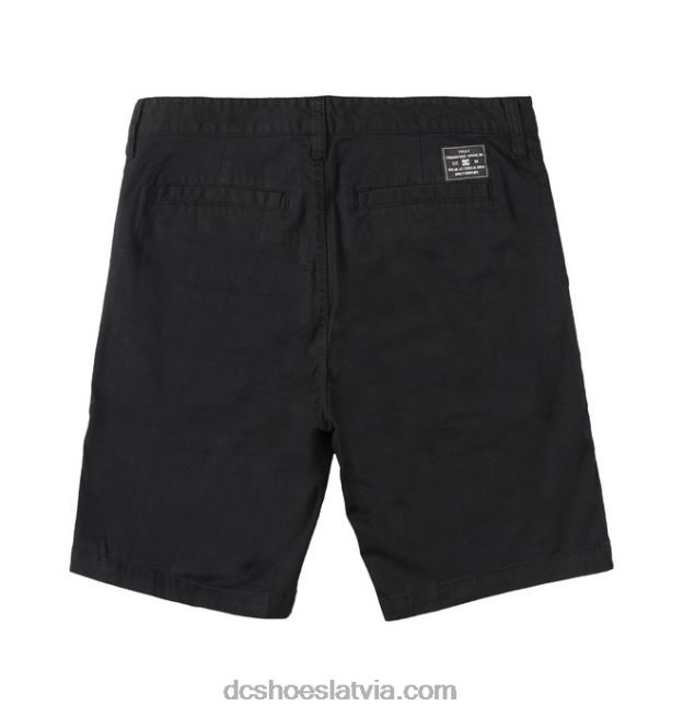 N008N161 vīriešu strādnieku čino šorti melns DC Shoes