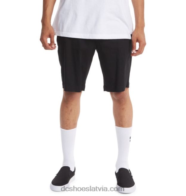 N008N161 vīriešu strādnieku čino šorti melns DC Shoes