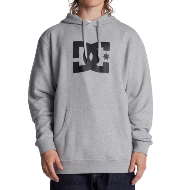 N008N138 vīriešu dc zvaigžņu kapuci viršu pelēks DC Shoes
