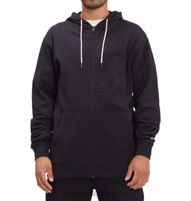 N008N395 vīriešu riot 2 kapuci ar rāvējslēdzēju melns DC Shoes