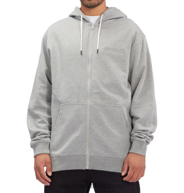 N008N396 vīriešu riot 2 kapuci ar rāvējslēdzēju vidēji pelēki virši DC Shoes