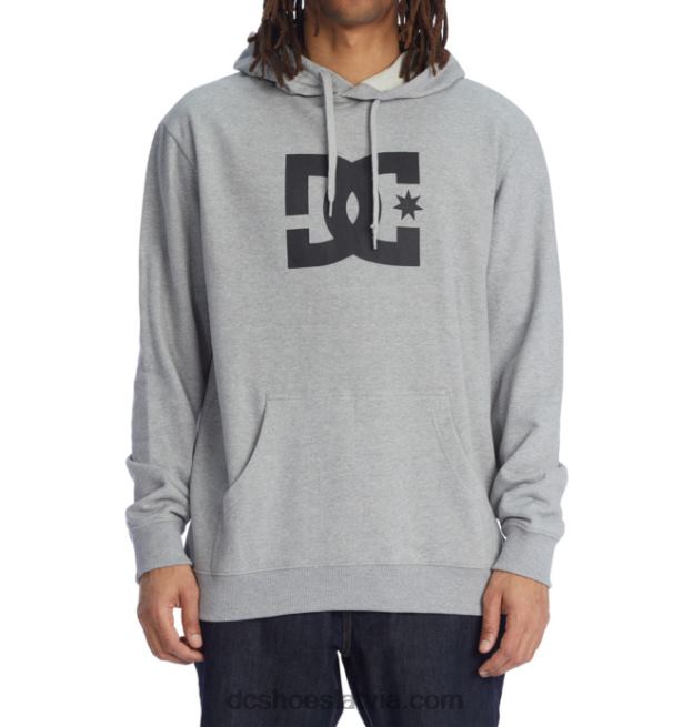 N008N403 vīriešu dc zvaigžņu kapuci viršu pelēks DC Shoes