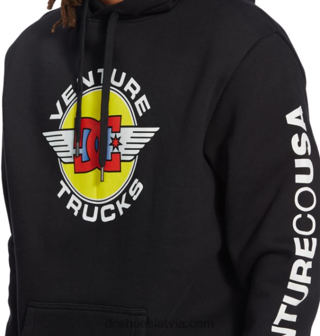 N008N413 vīriešu venture x dc co asv kapuci melns DC Shoes