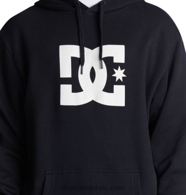 N008N79 vīriešu dc zvaigžņu kapuci melns DC Shoes