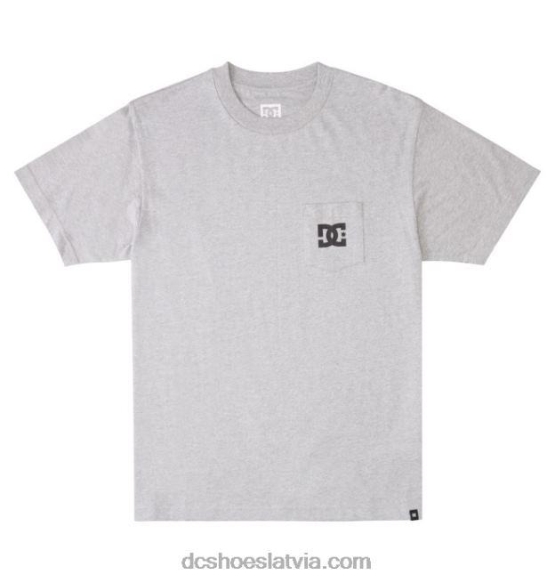 N008N112 vīriešu dc star t-krekls viršu pelēks DC Shoes