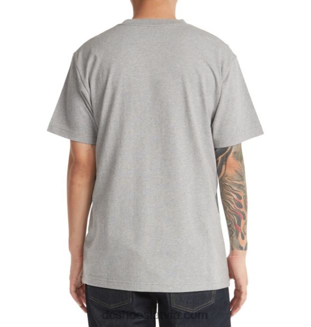 N008N112 vīriešu dc star t-krekls viršu pelēks DC Shoes