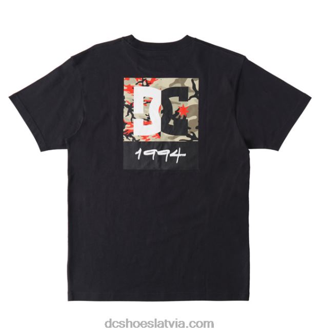 N008N115 vīriešu dc split star t-krekls melna/uguns kamobīne DC Shoes