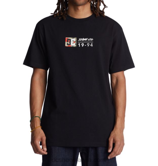 N008N115 vīriešu dc split star t-krekls melna/uguns kamobīne DC Shoes