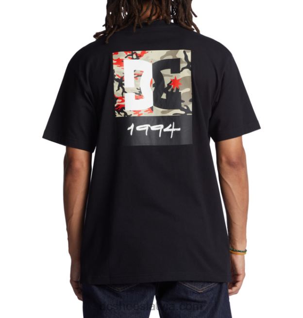N008N115 vīriešu dc split star t-krekls melna/uguns kamobīne DC Shoes