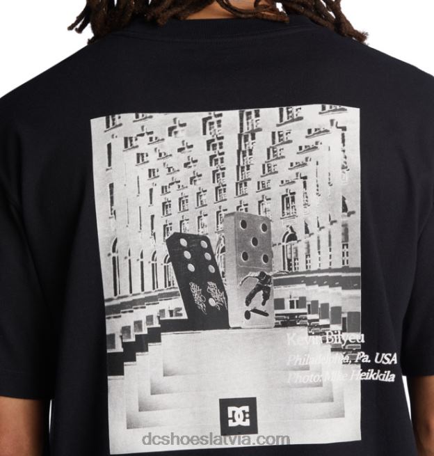 N008N116 vīriešu bilieu t-krekls melns DC Shoes