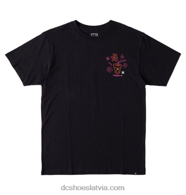 N008N118 vīriešu glābšanas t-krekls melns DC Shoes