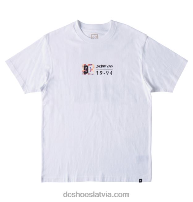 N008N129 vīriešu dc split star t-krekls balta/silta ledus krāsa DC Shoes