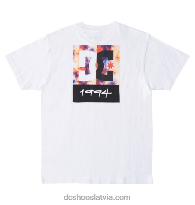 N008N129 vīriešu dc split star t-krekls balta/silta ledus krāsa DC Shoes