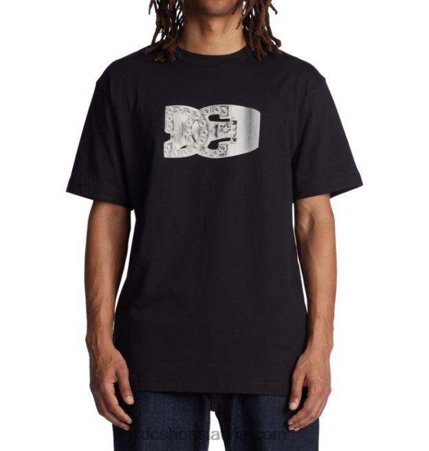 N008N17 vīriešu Shanahan gredzenu t-krekls melns DC Shoes