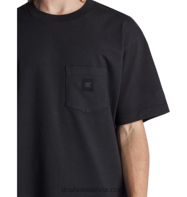 N008N1 vīriešu dc 1994. gada kabatas t-krekls melna apģērba krāsa DC Shoes
