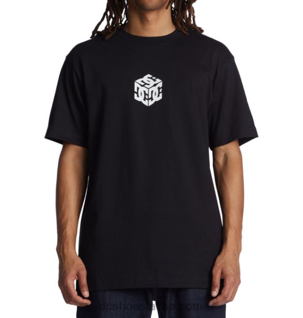 N008N25 vīriešu jaakko kubiskais t-krekls melns DC Shoes