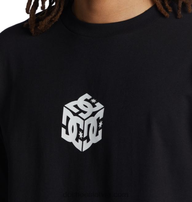 N008N25 vīriešu jaakko kubiskais t-krekls melns DC Shoes