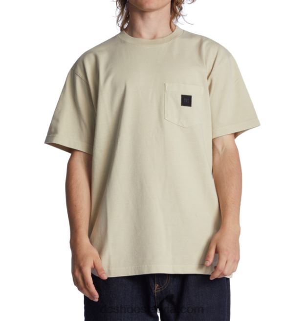 N008N2 vīriešu dc 1994. gada kabatas t-krekls apmākušās drēbju krāsas DC Shoes