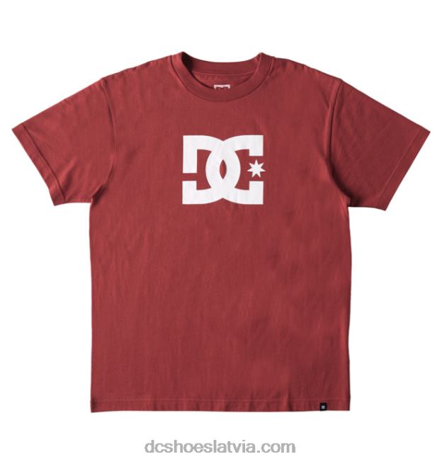 N008N398 vīriešu dc star t-krekls sarkanā zeme DC Shoes