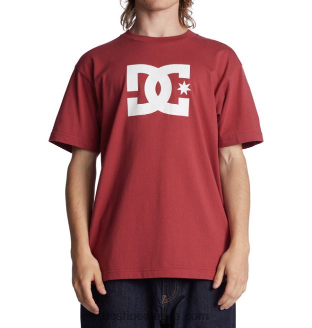 N008N398 vīriešu dc star t-krekls sarkanā zeme DC Shoes