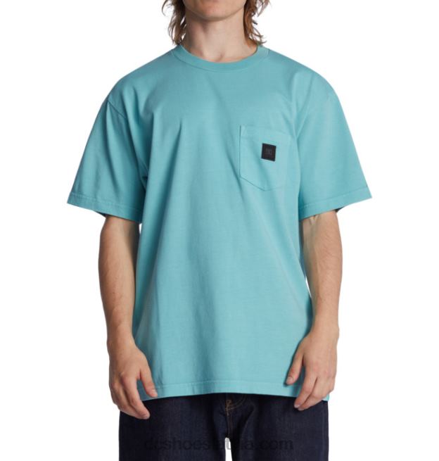 N008N3 vīriešu dc 1994. gada kabatas t-krekls Meadowbrook apģērbu krāsviela DC Shoes
