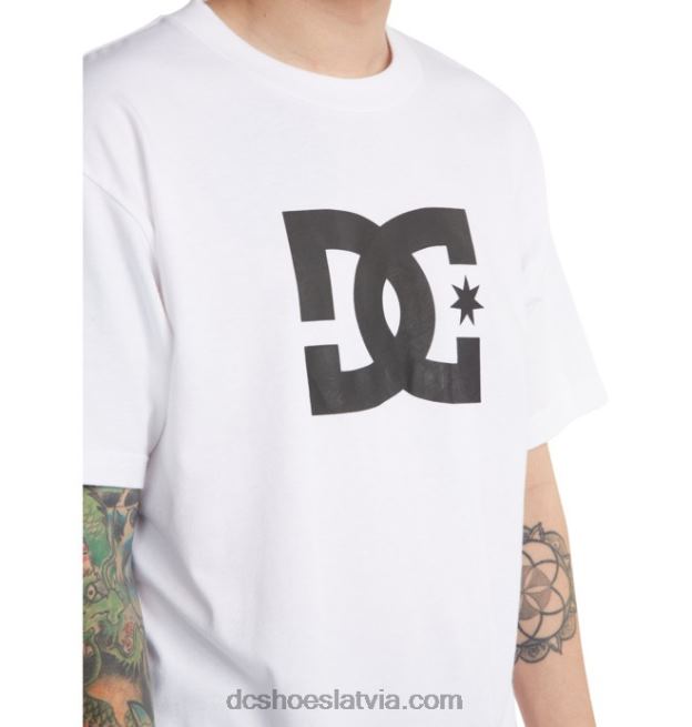 N008N400 vīriešu dc star t-krekls balts DC Shoes