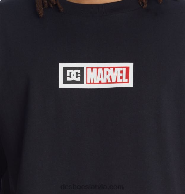 N008N406 vīriešu marvel deadpool x dc marvel t-krekls melns DC Shoes