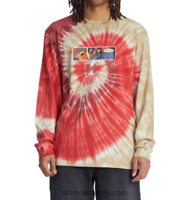 N008N411 vīriešu marvel deadpool x dc streets t-krekls ar garām piedurknēm asorti DC Shoes