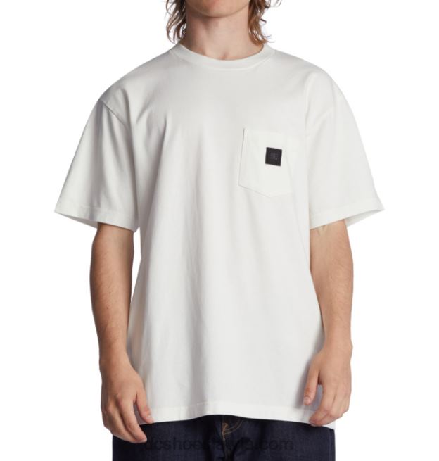 N008N4 vīriešu dc 1994. gada kabatas t-krekls lilija balta apģērba krāsa DC Shoes
