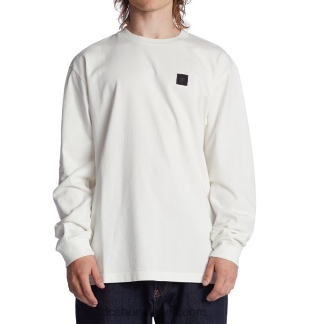 N008N5 vīriešu dc 1994. gada t-krekls ar garām piedurknēm lilija balta apģērba krāsa DC Shoes