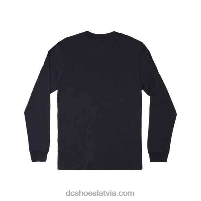 N008N68 vīriešu dc star t-krekls ar garām piedurknēm melns DC Shoes
