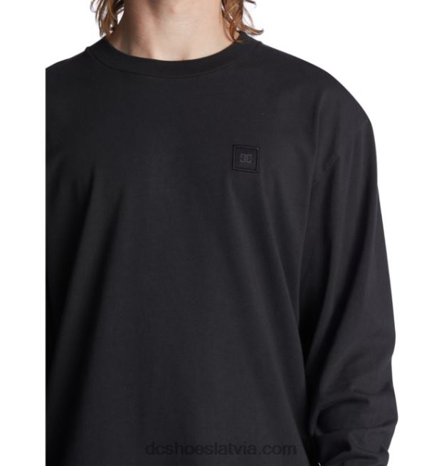 N008N6 vīriešu dc 1994. gada t-krekls ar garām piedurknēm melna apģērba krāsa DC Shoes