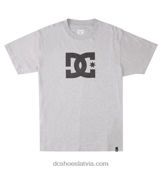 N008N72 vīriešu dc star t-krekls viršu pelēks DC Shoes
