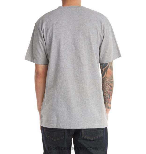 N008N72 vīriešu dc star t-krekls viršu pelēks DC Shoes