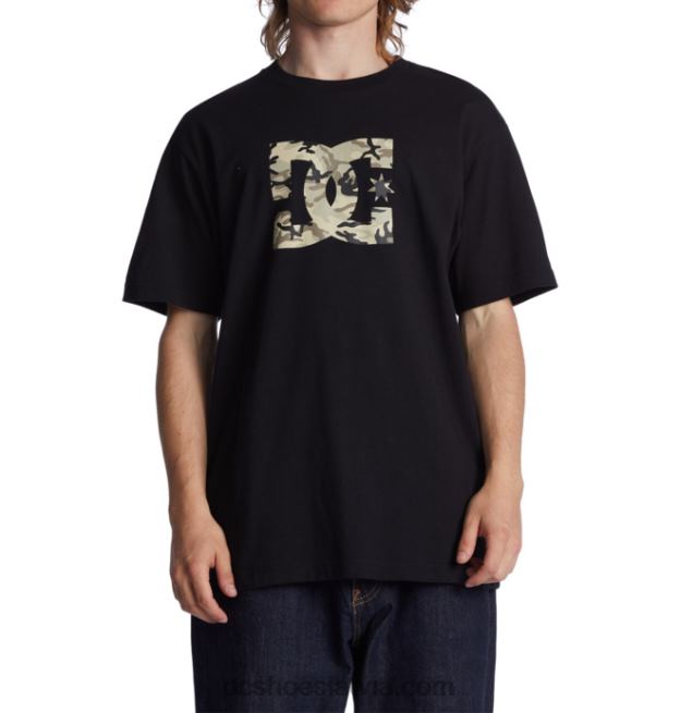 N008N76 vīriešu dc star fill heritage t-krekls melns/akmens camo DC Shoes