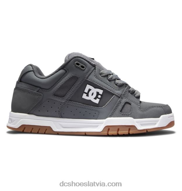 N008N271 vīriešu vecpuišu kurpes pelēks/gumija DC Shoes
