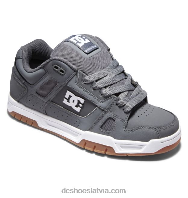 N008N271 vīriešu vecpuišu kurpes pelēks/gumija DC Shoes