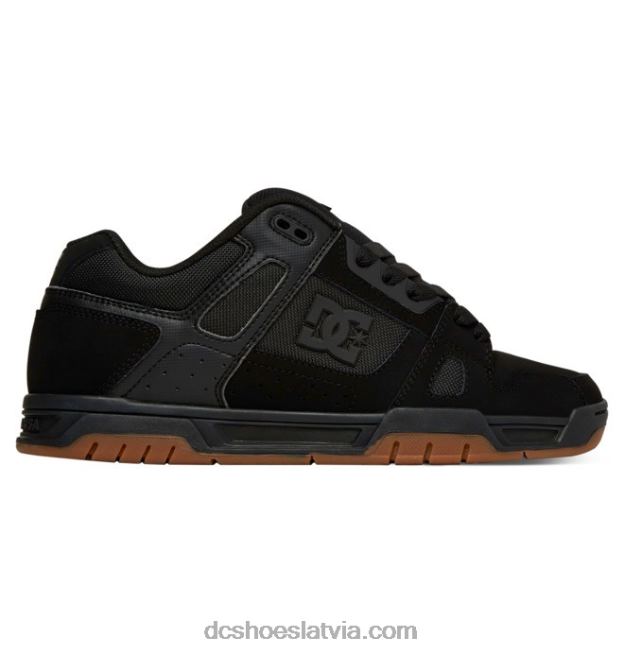 N008N272 vīriešu vecpuišu kurpes melns/gumija DC Shoes