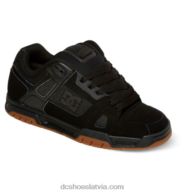 N008N272 vīriešu vecpuišu kurpes melns/gumija DC Shoes