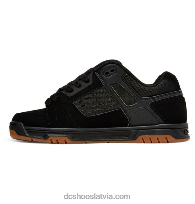 N008N272 vīriešu vecpuišu kurpes melns/gumija DC Shoes