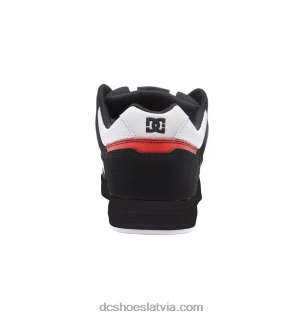 N008N273 vīriešu vecpuišu kurpes balts/melns/sarkans DC Shoes