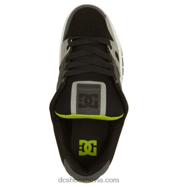 N008N276 vīriešu vecpuišu kurpes melns/pelēks/zaļš DC Shoes