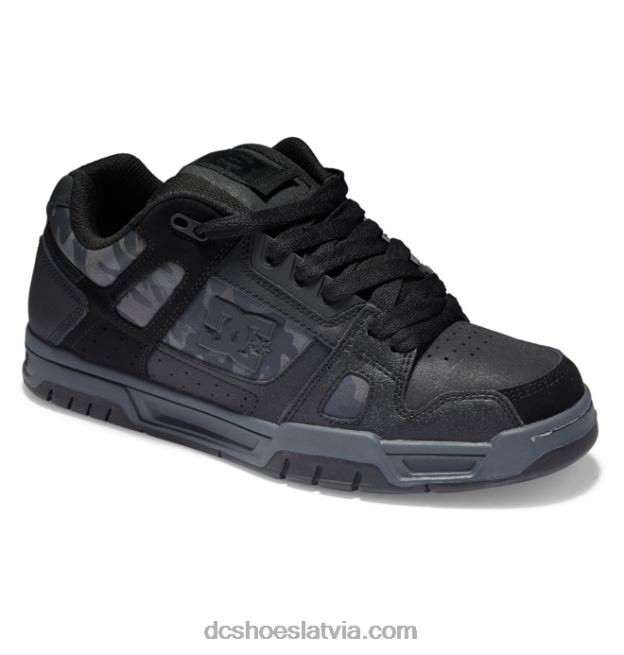 N008N277 vīriešu vecpuišu kurpes melna/kamo apdruka DC Shoes